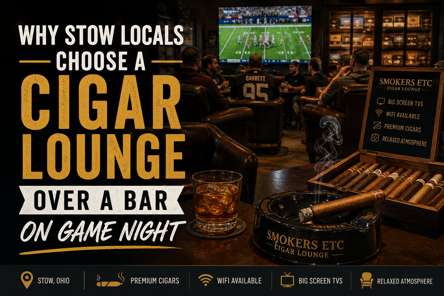 cigar lounge Stow, Ohio