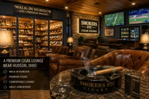 Cigar Lounge Near Hudson, Ohio