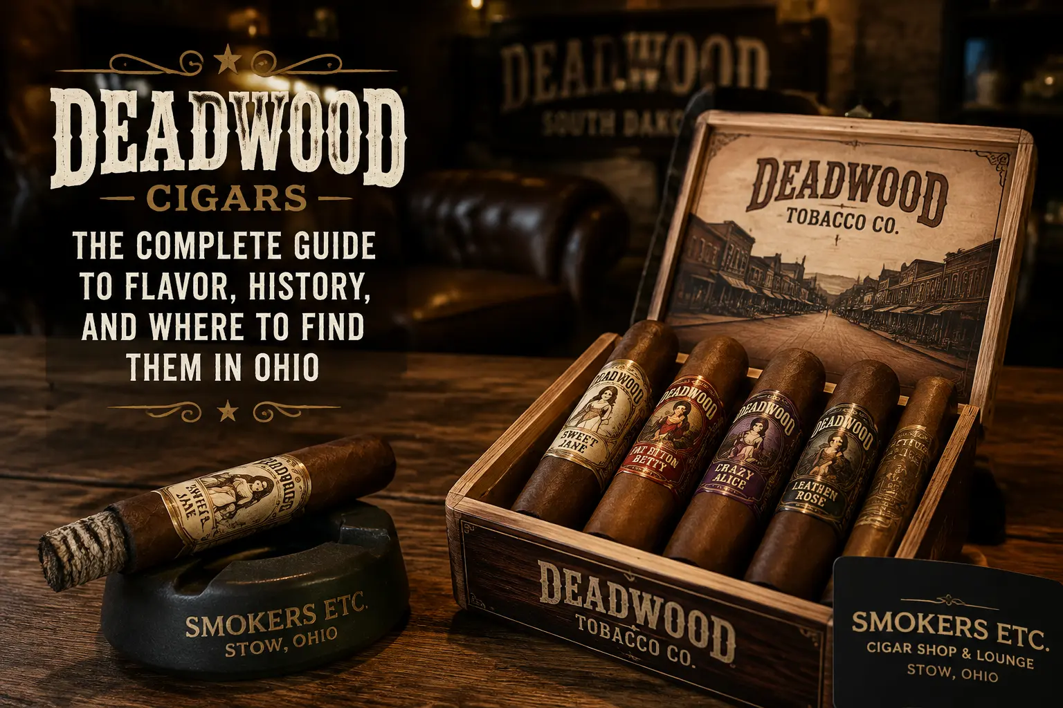 Deadwood is a specialty cigar line produced by Drew Estate